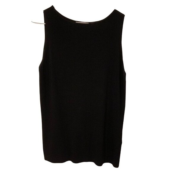 Hannah Career Women's size large classic black sleeveless top - Picture 4 of 8